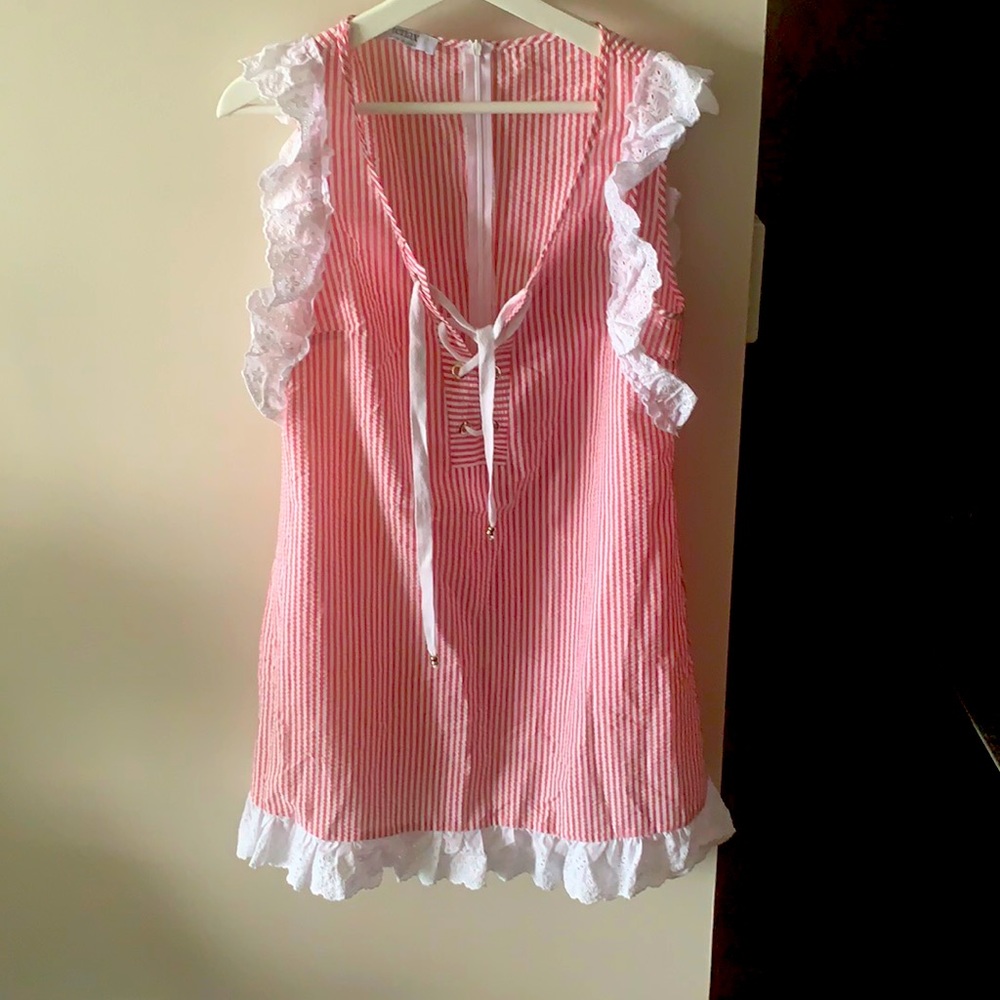 red and white stripe summer dresses